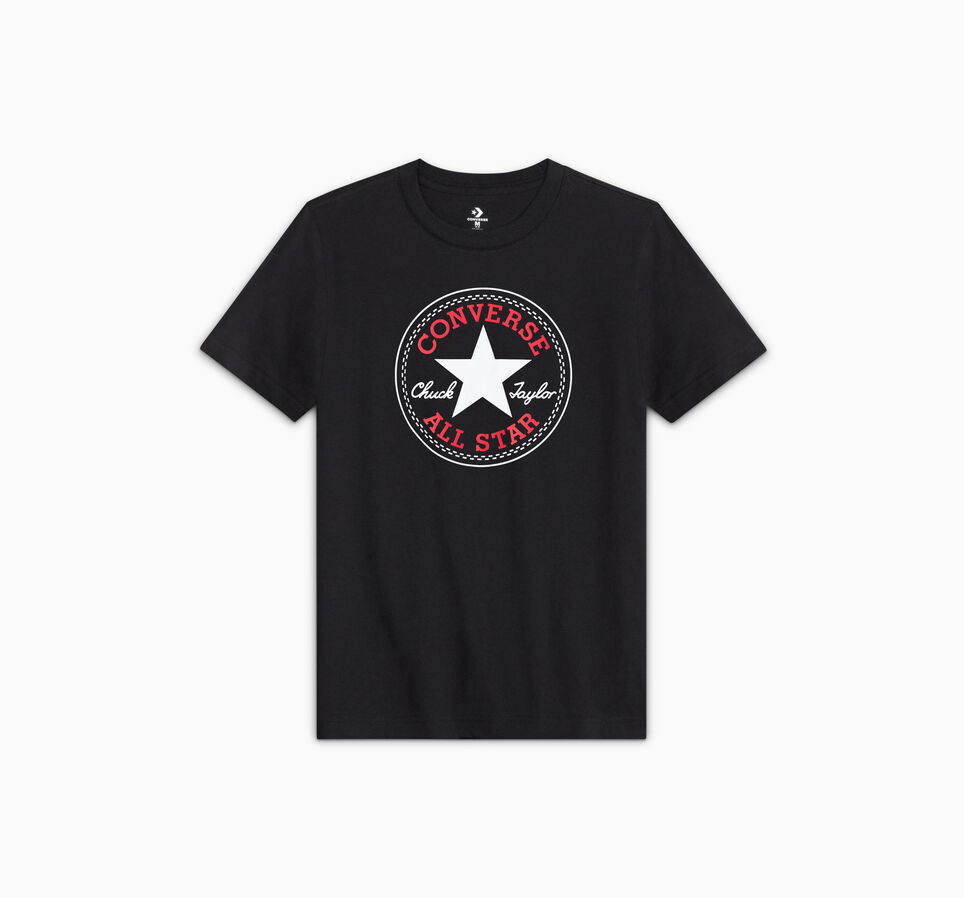 Chuck Patch Short Sleeve Black