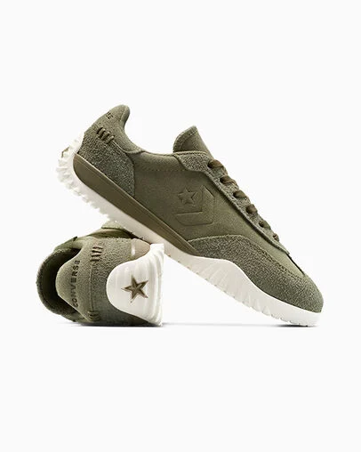 Run Star Trainer Colorful Suede Utility/Utility/Egret, Detail Angle View