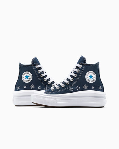 Chuck Taylor All Star Move Platform Doodle Stars Big Kids High Top