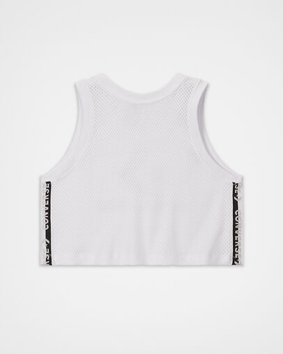 Stripe Track Mid White