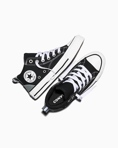 Chuck Taylor All Star Malden Street Black/Mineral Brew Grey/White, Angled View