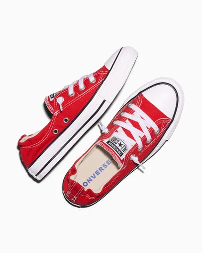Chuck Taylor All Star Shoreline Canvas Varsity Red, Angled View