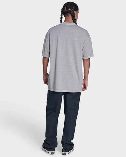 CONS Embroidered T-Shirt Grey Area, Detail View