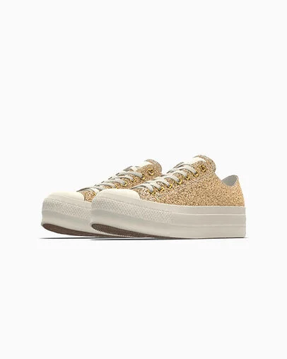 Custom Chuck Taylor All Star Lift Platform Glitter By You