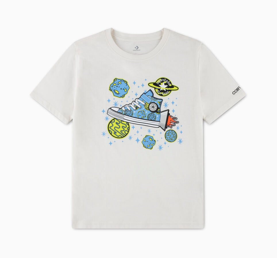 Cosmic Chuck T-Shirt Egret