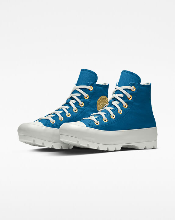 converse lugged blue