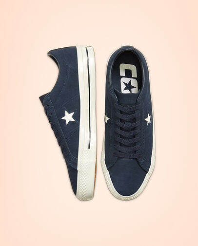 Suede CONS One Star Pro Dark Obsidian/Egret/Egret
