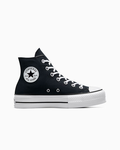 Chuck Taylor All Star Lift Platform Canvas Black/White/White, Outer Side View