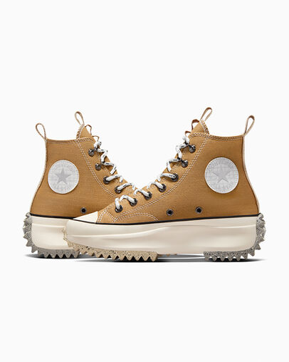 Run Star Hike Platform Grid Trek Tan/Fossilized, Detail Angle View