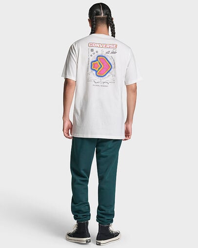 Heat Map T-Shirt White, Detail View