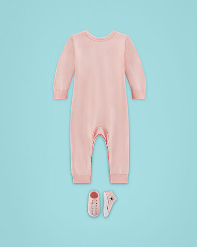 Chuck Taylor Patch Coverall & Booties Converse Storm Pink, Back View