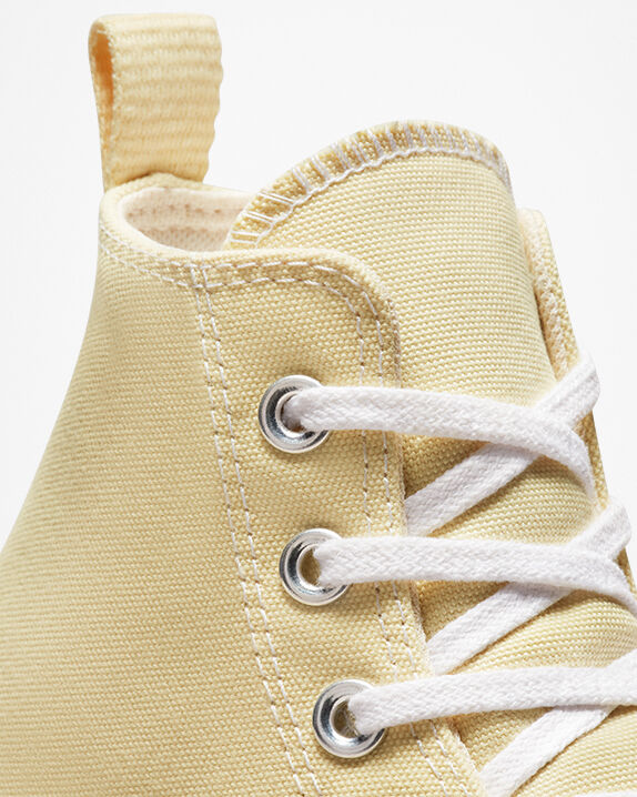converse yellow high