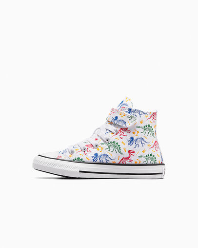 Chuck Taylor All Star Easy-On Dinos White/Red/Green, Inner Side View