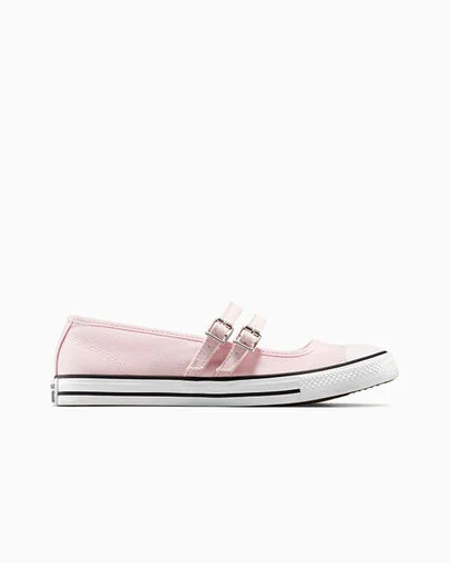Chuck Taylor All Star Dainty Mary Jane Sugar Berry Pink/White/Natural Ivory, Outer Side View