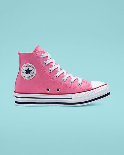 Everyday Platform Chuck Taylor All Star Pink/Midnight Navy/Garnet