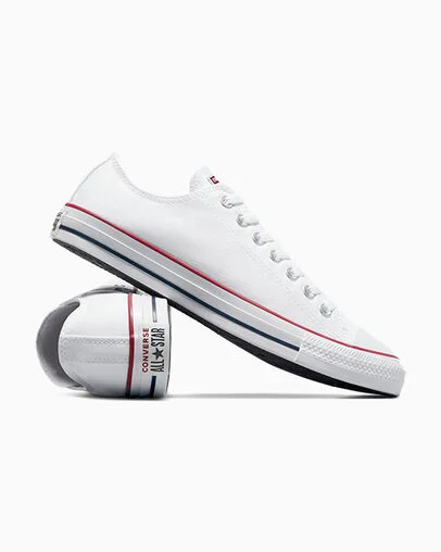 Chuck Taylor All Star Canvas Optical White, Detail Angle View