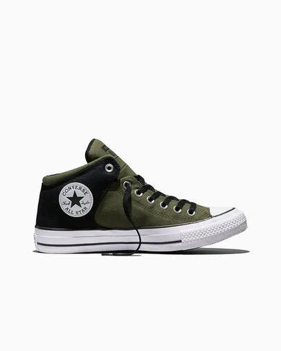 Chuck Taylor All Star High Street Colorblock Utility/Black/White, Outer Side View