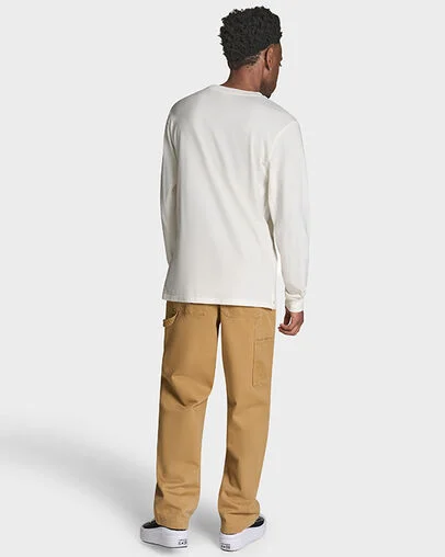 CONS Logo Long Sleeve T-Shirt Converse Egret, Detail View