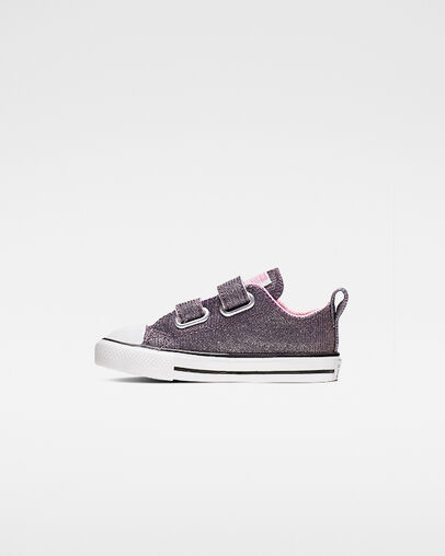 Chuck Taylor All Star Space Star Hook and Loop Low Top Coastal Pink/Silver/White