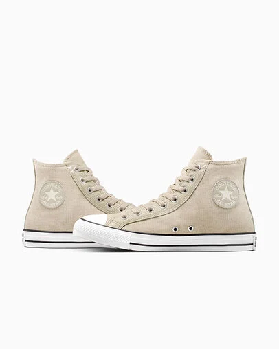 Chuck Taylor All Star Mixed Material Papyrus/Egret/White, Detail Angle View