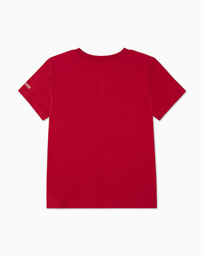 Candy Bracelet Short Sleeve T-Shirt Converse Red, Back View