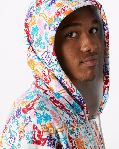 Chinese New Year French Terry Pullover White