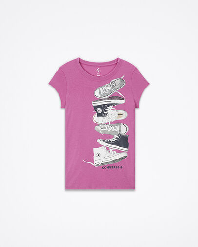 Chuck Stacked Active Fuchsia, Front View