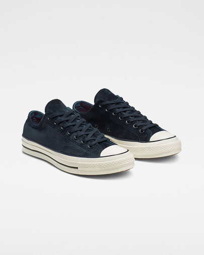 Chuck 70 Velvet Low Top Dark Obsidian/Egret/Black