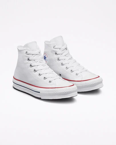 Chuck Taylor All Star EVA Lift Platform Canvas White/Garnet/Navy, Angled View