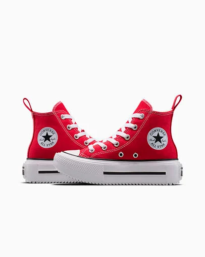 Chuck Taylor All Star Lift Double Stack Platform Red/White/Black, Detail Angle View