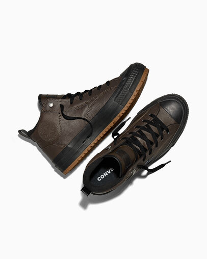 Chuck Taylor All Star Malden Street Weatherized Fresh Brew/Black/Black, Angled View