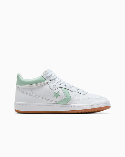 CONS Fastbreak Pro Leather & Nylon White/Sticky Aloe/Gum Honey, Outer Side View