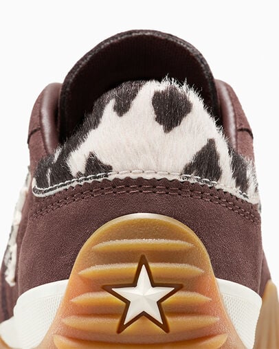Run Star Trainer Pony Hair Totally Fudged/Egret/Gum Honey, Detail Angle View