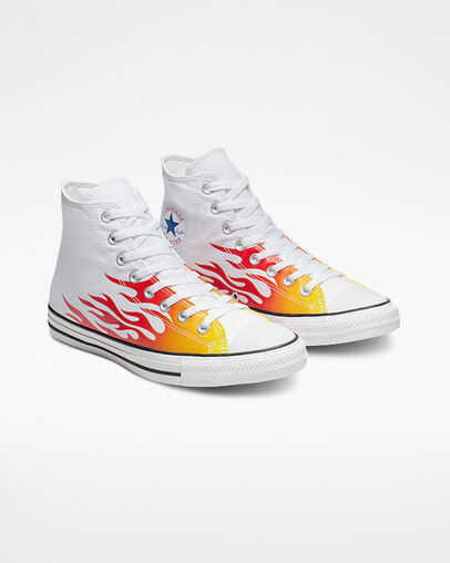 Archive Print Chuck Taylor All Star White/Enamel Red/Fresh Yellow