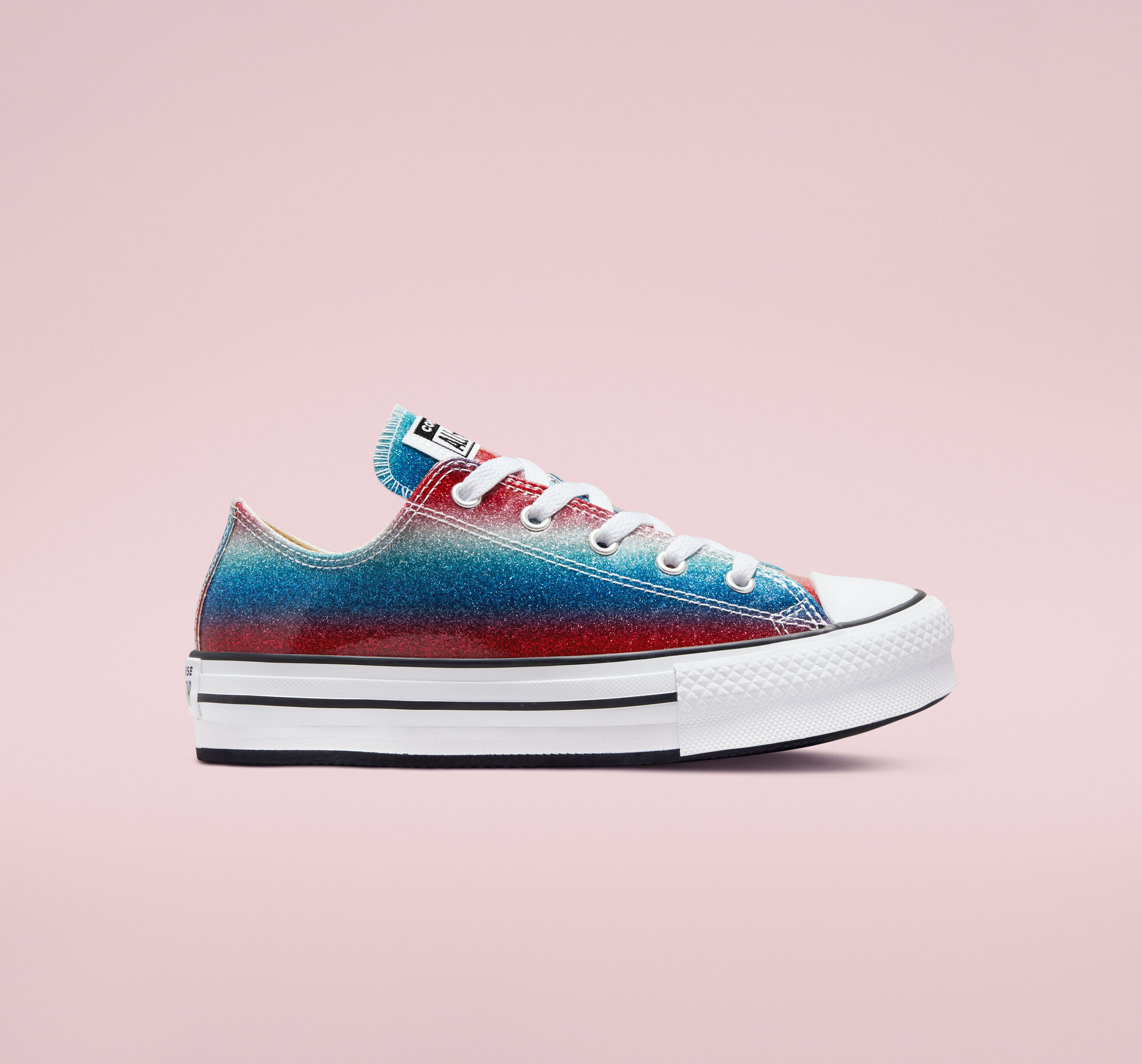 glitter converse low tops