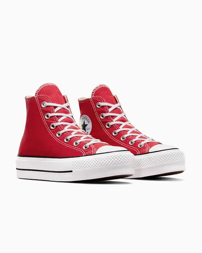 Chuck Taylor All Star Lift Platform Canvas Red/White/Black, Top and Side View