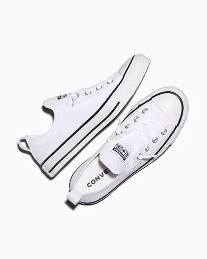 Chuck Taylor All Star Shoreline Knit White/Black/White, Angled View