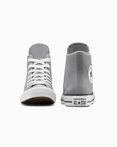Chuck Taylor All Star Suede Classic Grey/Egret/Black, Heel View