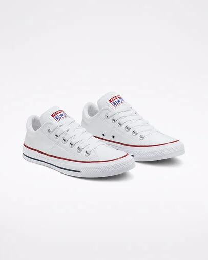 Chuck Taylor All Star Madison Canvas White/White/White, Angled View