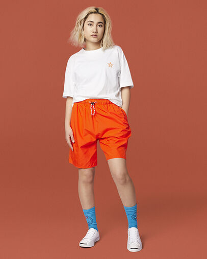 Stars Are Rising Oversized Short Sleeve Tee White, Full Body View