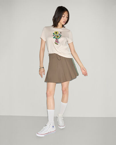 Garden Step Tee Classic Ecru, Detail View