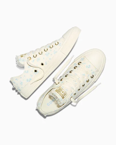 Chuck Taylor All Star Dainty Florals Egret/Porpoise/Blue Chill
