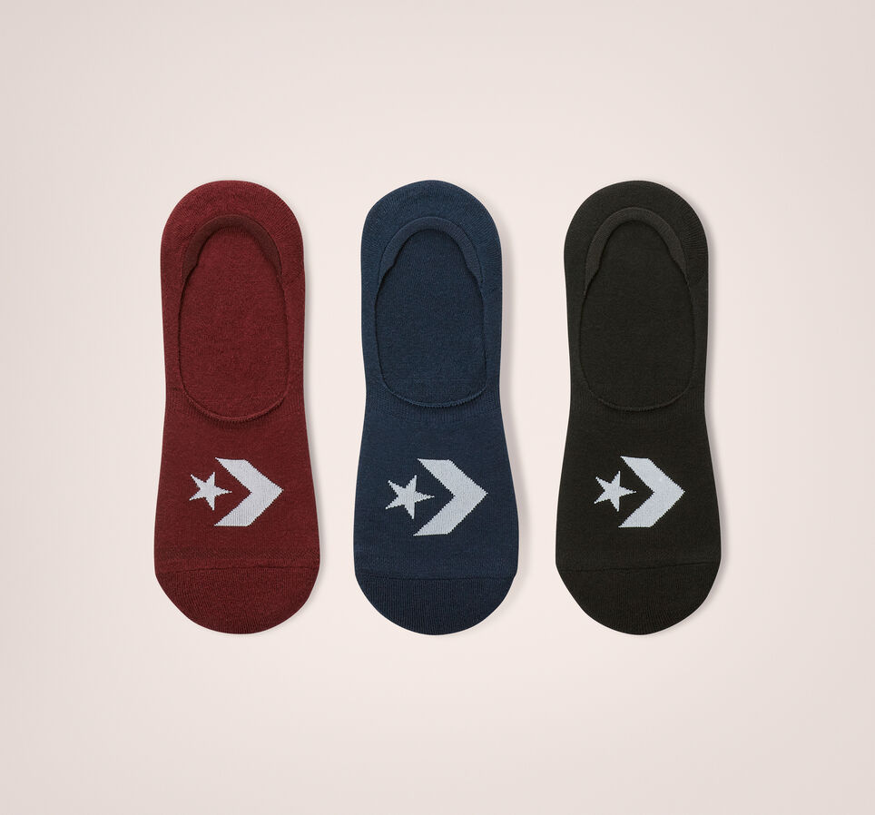 3-Pack Star Chevron Made For Chucks Socks Dark Burgundy/Navy/Black