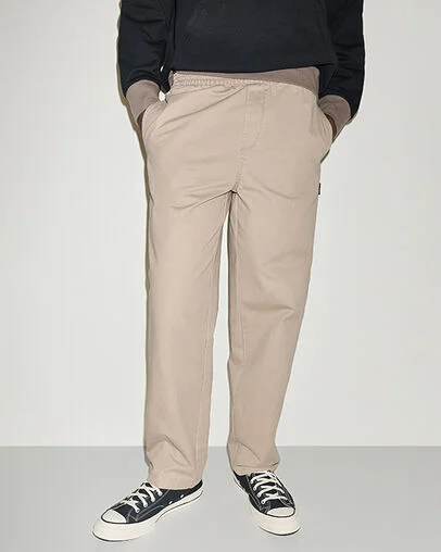 Straight Leg Pants Vintage Cargo Brown, Front View