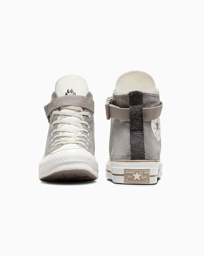 Chuck 70 Dog Inspired Origin Story Grey/Vintage White, Heel View