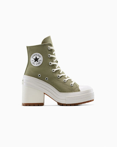 Chuck 70 De Luxe Heel Light Field Surplus/Egret, Outer Side View