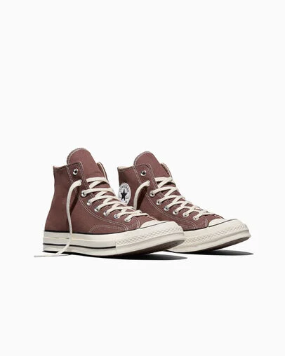Chuck 70 Canvas Twilight Blush Brown/Egret/Black, Top and Side View