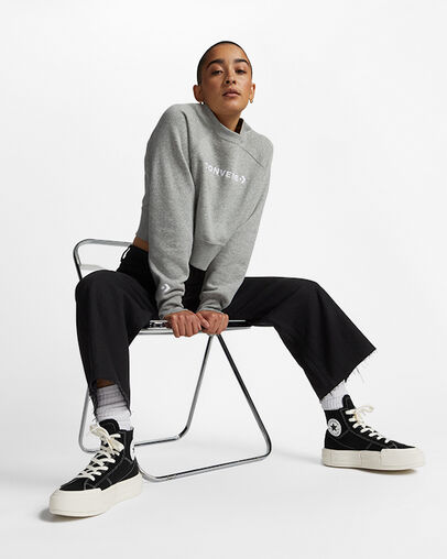 women's comme des garcons converse outfit