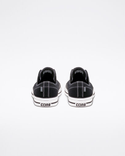 CTAS Pro Low Top Black/Black/White