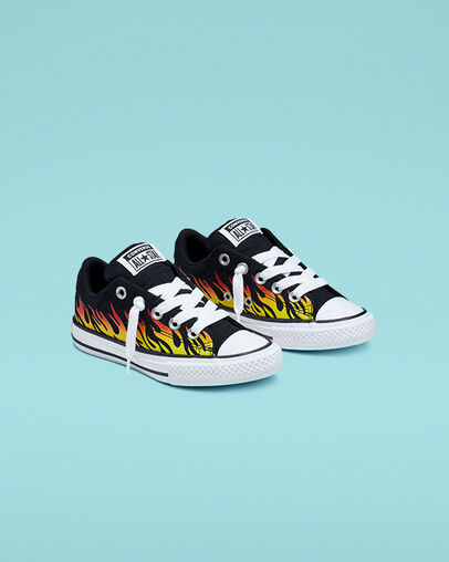 Into The Flames Chuck Taylor All Star Street Slip Black/Fresh Yellow